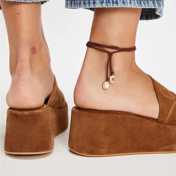New Free People Haven Western Flatform Sandals - Picture 3 of 7